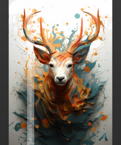 Hjort - Plakat (50x70cm)