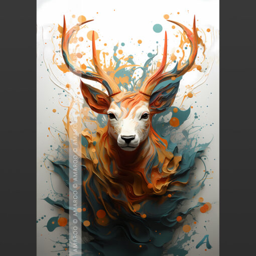 Hjort - Plakat (50x70cm)