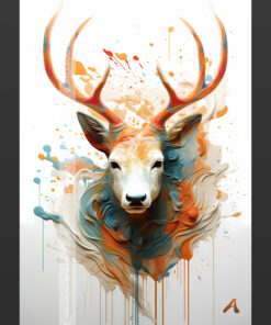 Hjort v. 2 - Plakat (50x70cm)