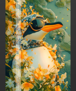 Pengvin grooving - Plakat (50x70cm)